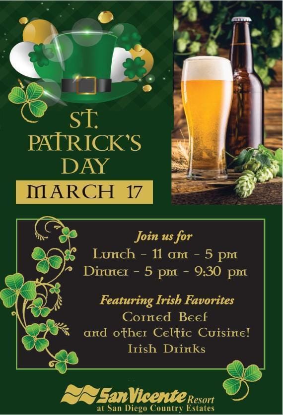 2020 St.Patricks Day Flyer