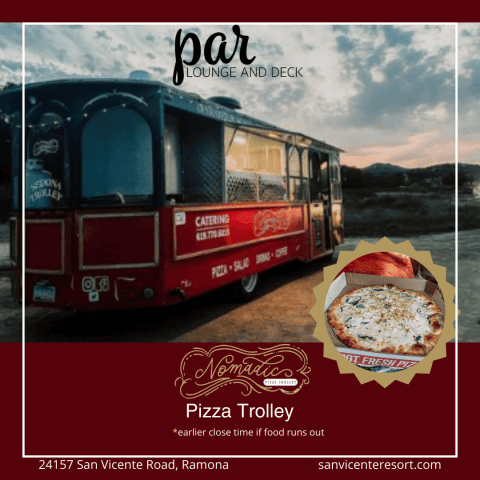 Nomadics Pizza Trolley Calendar