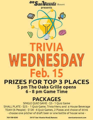 Trivia Wednesday Flyer Feb.15